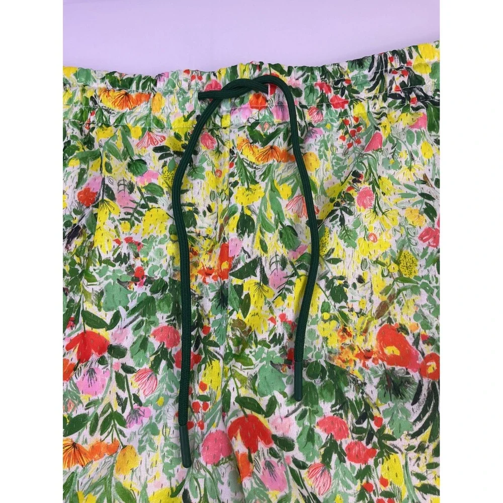 Original Use XL Floral Print Drawstring Shorts Women's Lightweight Summer Casual